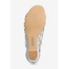 Comfortview Women’s Wide Width The Helen Sandal(Silver)