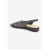 Comfortview Women’s Wide Width The Pearl Sandal(Black)