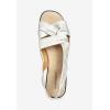 Comfortview Women’s Wide Width The Pearl Sandal(Silver)