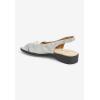 Comfortview Women’s Wide Width The Pearl Sandal(Silver)