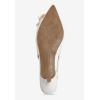 Comfortview Women’s Wide Width The Tia Slingback(White)