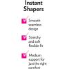 Secret Solutions Women’s Plus Size Instant Shaper Medium Control Seamless High Waist Brief(Black)