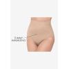 Secret Solutions Women’s Plus Size Power Shaper Firm Control High Waist Shaping Brief(Black)