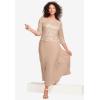 Secret Solutions Women’s Plus Size Power Shaper Firm Control Wear-Your-Own-Bra Body Shaper(Nude)