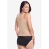 Secret Solutions Women’s Plus Size Power Shaper Firm Control Wear-Your-Own-Bra Shaper Tank(Black)