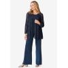 Secret Solutions Women’s Plus Size Shadow Stripe Shaper Wear-Your-Own-Bra Body Shaper(Black)
