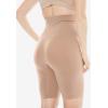 Secret Solutions Women’s Plus Size Tummy And Thigh Medium-Control Instant Shaper(White)