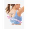 Secret Solutions Women’s Plus Size Wireless Cooling Seamless Bra(French Blue)