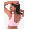 Secret Solutions Women’s Plus Size Wireless Seamless Bra(White)