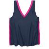Swim 365 Women’s Plus Size 2-Piece Swim Skirtini Set(Navy Azalea)
