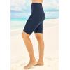 Swim 365 Women’s Plus Size High-Waist Swim Bike Short(Navy)