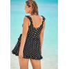 Swimsuits For All Swim 365 Women’s Plus Size Faux-Wrap Swim Dress(Multi Tropical Bouquet)