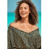 Swimsuits for All Swim 365 Women’s Plus Size Flutter-Sleeve One-Piece(Black)