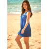 Swimsuits for All Swim 365 Women’s Plus Size Two-Piece Ombre Swim Dress(Sapphire Ombre)