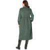 Woman Within Plus Size Button Front Corduroy Dress(Pine)