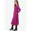 Woman Within Plus Size Thermal Knit A-Line Dress(Raspberry)