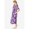 Woman Within Women’s Plus Size Button-Front Essential Dre(Purple Garden)