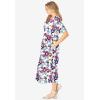 Woman Within Women’s Plus Size Button-Front Essential Dre(White Multi Garden)