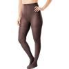Comfort Choice Women’s Plus Size 2-Pack Control Top Tights(Dark Coffee)
