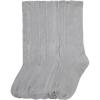 Comfort Choice Women’s Plus Size 6-Pack Rib Knit Socks(Grey Pack)
