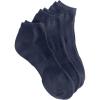 Comfort Choice Women’s Plus Size Ankle Socks 3-Pack(Navy Pack)