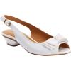 Comfortview Women’s The Reagan Slingback (Wide Widths Available)(White)