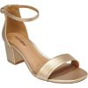Comfortview Women’s Wide Width Orly Sandals(Gold)