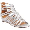 Comfortview Women’s Wide Width The Helen Sandal(Silver)