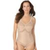 Secret Solutions Women’s Plus Size Bodybrief Power Mesh Firm Control(Nude)