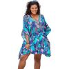 Blue Tropical Floral