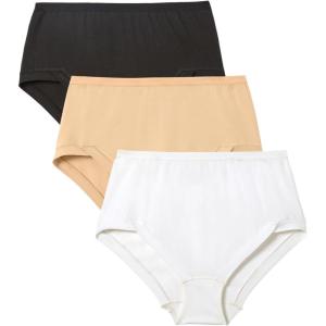 Comfort Choice Plus Size 3-Pack Comfort Leg Brief(Basic Pack)