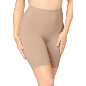 Comfort Choice Plus Size Slip-Short Boxer(Nude)