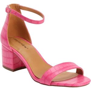 Comfortview Women’s Wide Width Orly Sandals(Pink Croco)