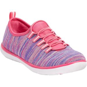 Comfortview Women’s Wide Width The Ariya Sneaker(Pink Purple Multi)