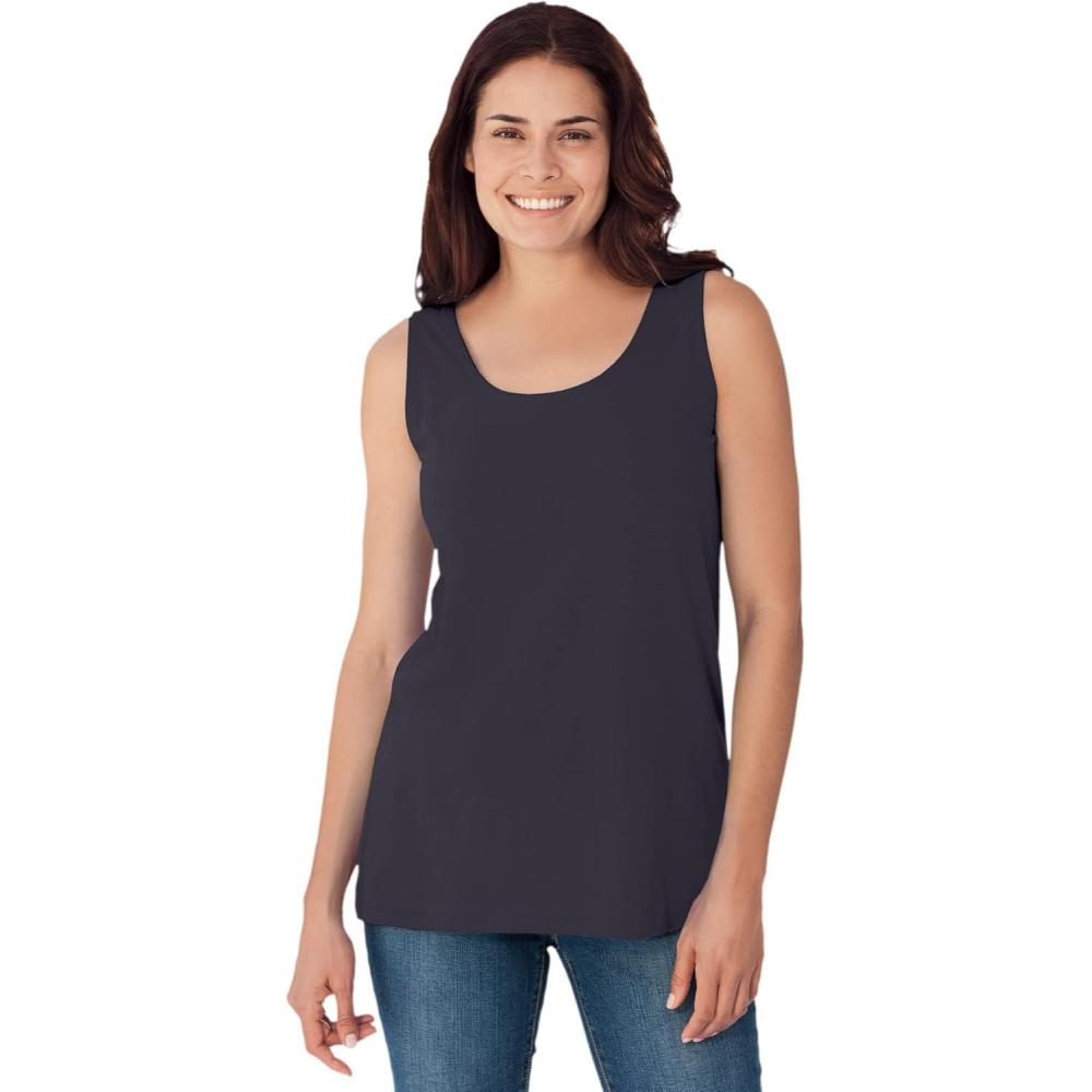 image:imageWoman Within Plus Size Scoopneck TankNavy