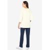 Woman Within Plus Size Floral Tee And Pant Set(Navy Floral Placement)
