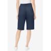 Woman Within Plus Size Knit Bermuda Short(Navy)