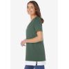 Woman Within Plus Size Layered-Look Tunic(Pine)