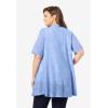 Woman Within Plus Size Lightweight Open Front Cardigan Sweater(French Blue)