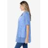Woman Within Plus Size Lightweight Open Front Cardigan Sweater(French Blue)