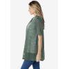 Woman Within Plus Size Lightweight Open Front Cardigan Sweater(Pine)