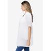 Woman Within Plus Size Lightweight Open Front Cardigan Sweater(White)