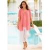 Woman Within Plus Size Lightweight Open Front Cardigan Sweater(White)