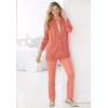 Woman Within Plus Size Long-Sleeve Pointelle Cardigan Sweater(Black)