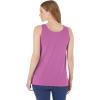 Woman Within Plus Size Scoopneck Tank(Radiant Purple)
