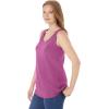 Woman Within Plus Size Scoopneck Tank(Radiant Purple)