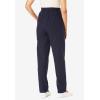 Woman Within Plus Size Tall Seersucker Pull-On Elastic-Waist Pants(New Khaki Plaid)