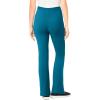 Woman Within Plus Size Tall Stretch-Cotton Knit Pull-On Bootcut Pocket Leggings(Deep Teal)