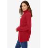 Woman Within Plus Size Thermal Turtleneck(Bright Cobalt)