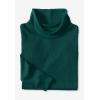 Woman Within Plus Size Thermal Turtleneck(Bright Cobalt)